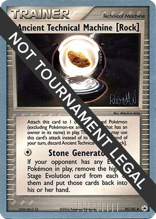 Ancient Technical Machine [Rock] - 2004 (Reed Weichler) (085) [World Championship Decks] - Uncommon