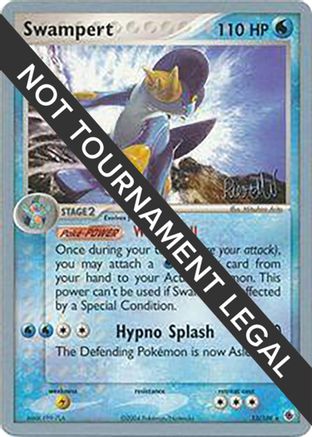 Swampert - 2004 (Reed Weichler) (013) [World Championship Decks] - Rare