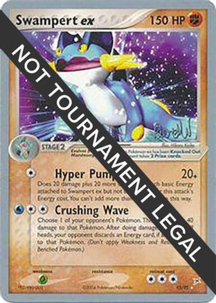 Swampert ex - 2004 (Reed Weichler) (095) [World Championship Decks] - Ultra Rare