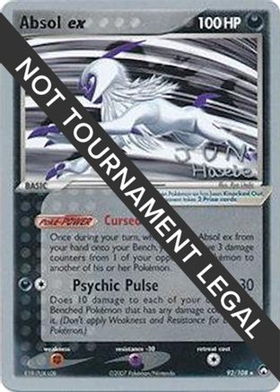 Absol ex - 2007 (Jun Hasebe) (092) [World Championship Decks] - Rare