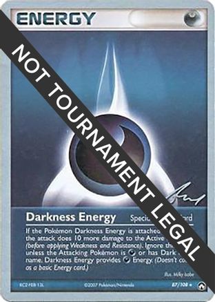 Darkness Energy - 2007 (Tom Roos) (087) [World Championship Decks] - Rare