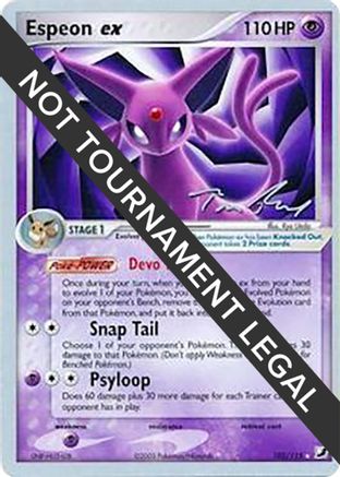 Espeon ex - 2007 (Tom Roos) (102) [World Championship Decks] - Rare