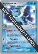 Vaporeon ex - 2007 (Tom Roos) (110) [World Championship Decks] - Ultra Rare