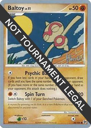 Baltoy - 2008 (Dylan Lefavour) (060) [World Championship Decks] - Common