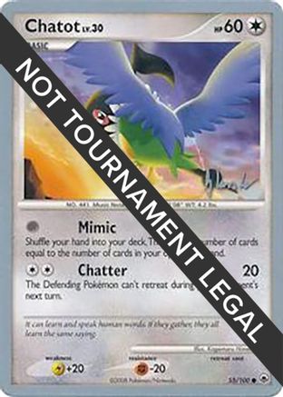 Chatot - 2008 (Dylan Lefavour) (055) [World Championship Decks] - Common