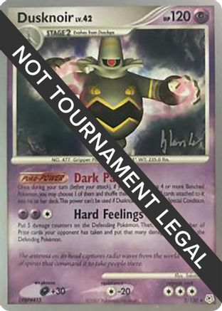 Dusknoir - 2008 (Dylan Lefavour) (002) [World Championship Decks] - Holo Rare