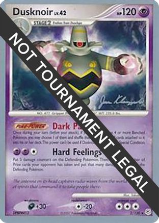 Dusknoir - 2008 (Jason Klaczynski) (002) [World Championship Decks] - Holo Rare
