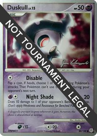 Duskull - 2008 (Jason Klaczynski) (080) [World Championship Decks] - Common
