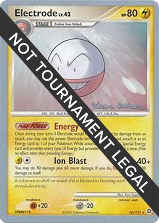 Electrode - 2008 (Tristan Robinson) (026) [World Championship Decks] - Rare