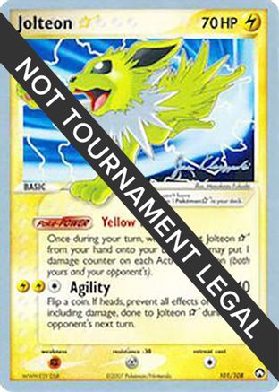 Jolteon Star - 2008 (Jason Klaczynski) (101) [World Championship Decks] - Rare