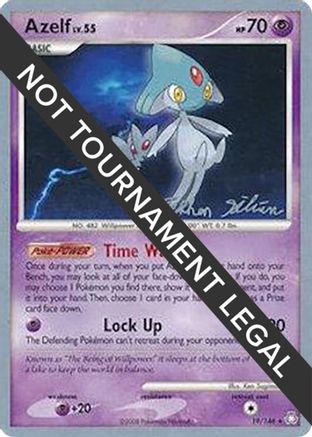 Azelf - 2009 (Stephen Silvestro) (019) [World Championship Decks] - Rare