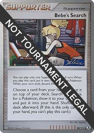 Bebe's Search - 2009 (Stephen Silvestro) (089) [World Championship Decks] - Uncommon