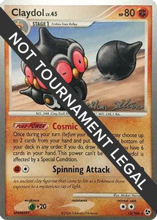 Claydol - 2009 (Stephen Silvestro) (015) [World Championship Decks] - Rare