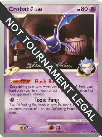 Crobat G - 2009 (Stephen Silvestro) (047) [World Championship Decks] - Uncommon