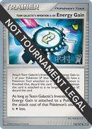 Team Galactic's Invention G-101 Energy Gain - 2009 (Tsubasa Nakamura) (116) [World Championship Decks] - Uncommon