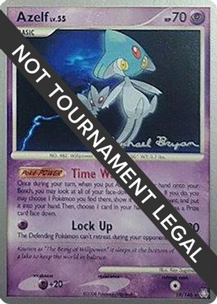 Azelf - 2010 (Mychael Bryan) (019) [World Championship Decks] - Rare