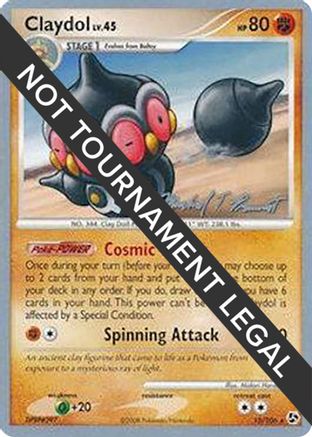Claydol - 2010 (Michael Pramawat) (015) [World Championship Decks] - Rare