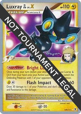 Luxray GL LV.X - 2010 (Mychael Bryan) (109) [World Championship Decks] - Classic Collection