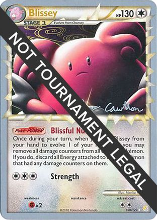 Blissey - 2011 (Ross Cawthon) (106) [World Championship Decks] - Ultra Rare