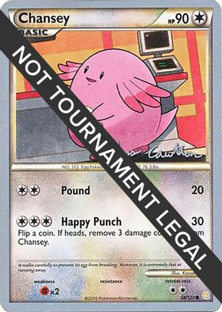 Chansey - 2011 (Ross Cawthon) (058) [World Championship Decks] - Common