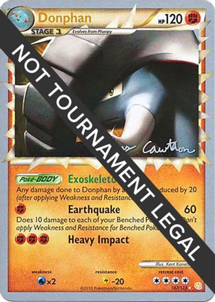 Donphan - 2011 (Ross Cawthon) (107) [World Championship Decks] - Ultra Rare