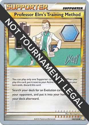 Professor Elm's Training Method - 2011 (Christopher Kan) (100) [World Championship Decks] - Uncommon