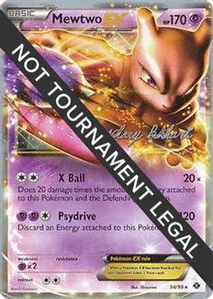 Mewtwo EX - 2012 (Zachary Bokhari) (054) [World Championship Decks] - Ultra Rare