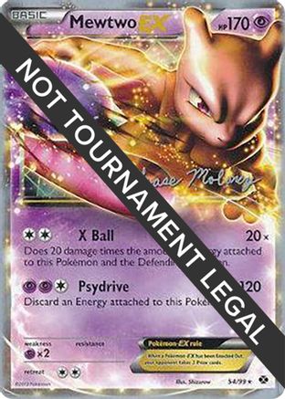 Mewtwo EX - 2012 (Chase Moloney) (054) [World Championship Decks] - Ultra Rare