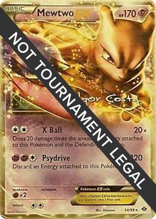 Mewtwo EX - 2012 (Igor Costa) (054) [World Championship Decks] - Ultra Rare