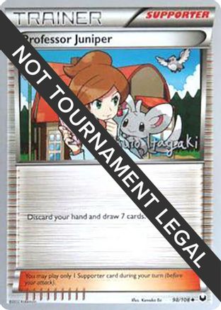 Professor Juniper - 2012 (Shuto Itagaki) (098) [World Championship Decks] - Uncommon