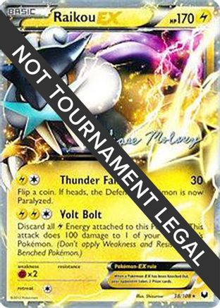 Raikou EX - 2012 (Chase Moloney) (038) [World Championship Decks] - Ultra Rare