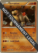 Terrakion - 2012 (Zachary Bokhari) (073) [World Championship Decks] - Rare