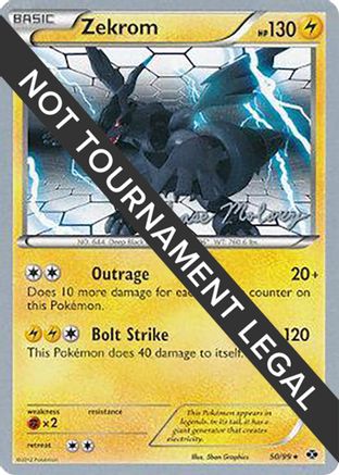 Zekrom - 2012 (Chase Moloney) (050) [World Championship Decks] - Rare