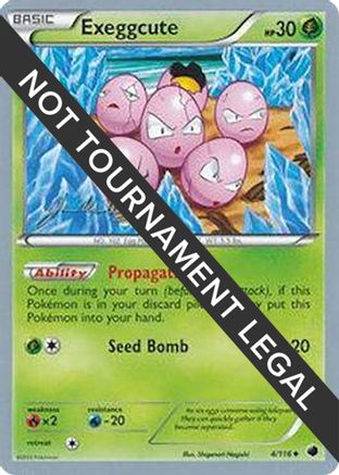 Exeggcute - 2015 (Jacob Van Wagner) (004) [World Championship Decks] - Common