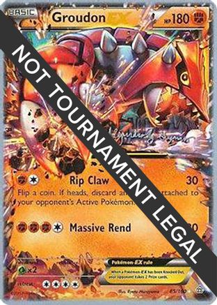 Groudon EX - 2015 (Alejandro Ng-Guzman) (085) [World Championship Decks] - Ultra Rare