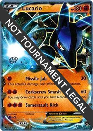 Lucario EX - 2015 (Rowan Stavenow) (054) [World Championship Decks] - Ultra Rare