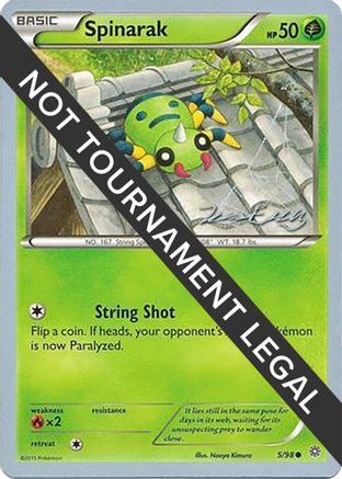 Spinarak - 2016 (Jesper Eriksen) (005) [World Championship Decks] - Common