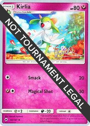Kirlia - 2017 (Diego Cassiraga) (092) [World Championship Decks] - Uncommon