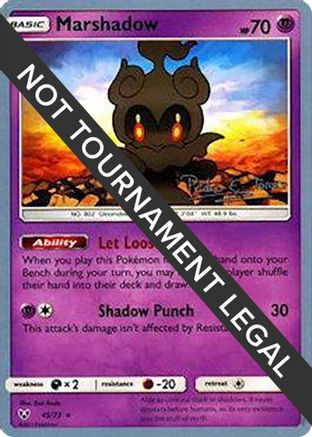 Marshadow - 2018 (Pedro Eugenio Torres) (045) [World Championship Decks] - Rare
