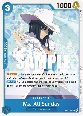 Ms. All Sunday (Promotion Pack 2023) [OP-PR - OP01-079]