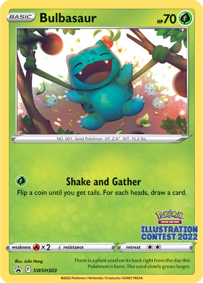 Bulbasaur (Illustration Contest 2022) [SWSD - SWSH303]