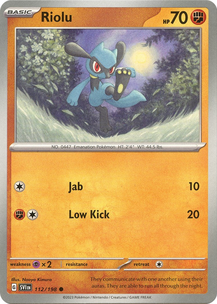 Riolu - 112/198 [SV1 - 112/198]