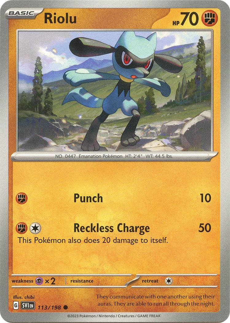 Riolu - 113/198 [SV1 - 113/198]