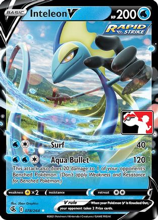 Inteleon V (78) [Prize Pack Series Cards] Holofoil - Ultra Rare