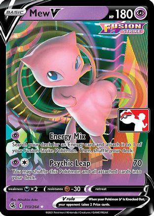 Mew V (113) [Prize Pack Series Cards] Holofoil - Ultra Rare