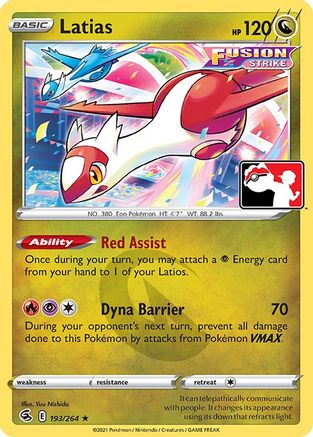 Latias (193) [Prize Pack Series Cards] - Rare