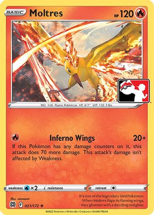 Moltres (021) [Prize Pack Series Cards] - Rare