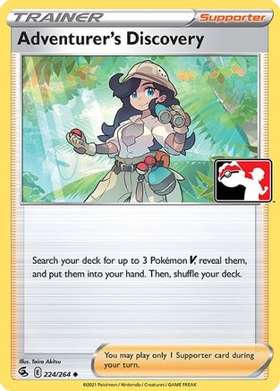 Adventurer's Discovery (224) [Prize Pack Series Cards] - Uncommon