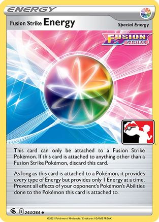 Fusion Strike Energy (244) [Prize Pack Series Cards] Holofoil - Uncommon