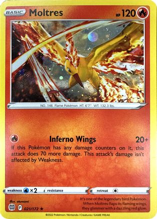 Moltres (Cosmos Holo) (021) [Miscellaneous Cards & Products] Holofoil - Promo